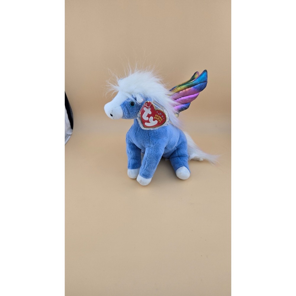 Ty * Beanie Babies ~ Pegasus  * Winged Horse * 2002 * w/Hang Tag
